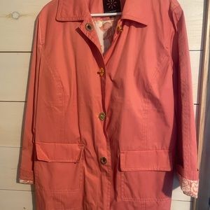Spring jacket, lined with roll up sleeves